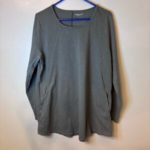 Coldwater Creek Gray Tunic Top